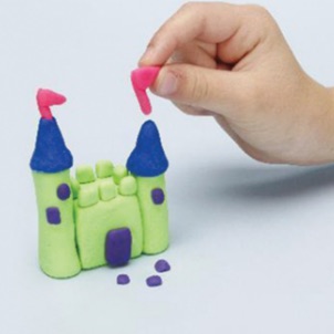 play-doh how to make a castle