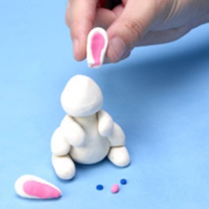 play-doh how to make a bunny