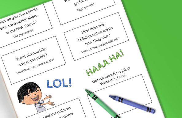national joke day cards free printable for kids