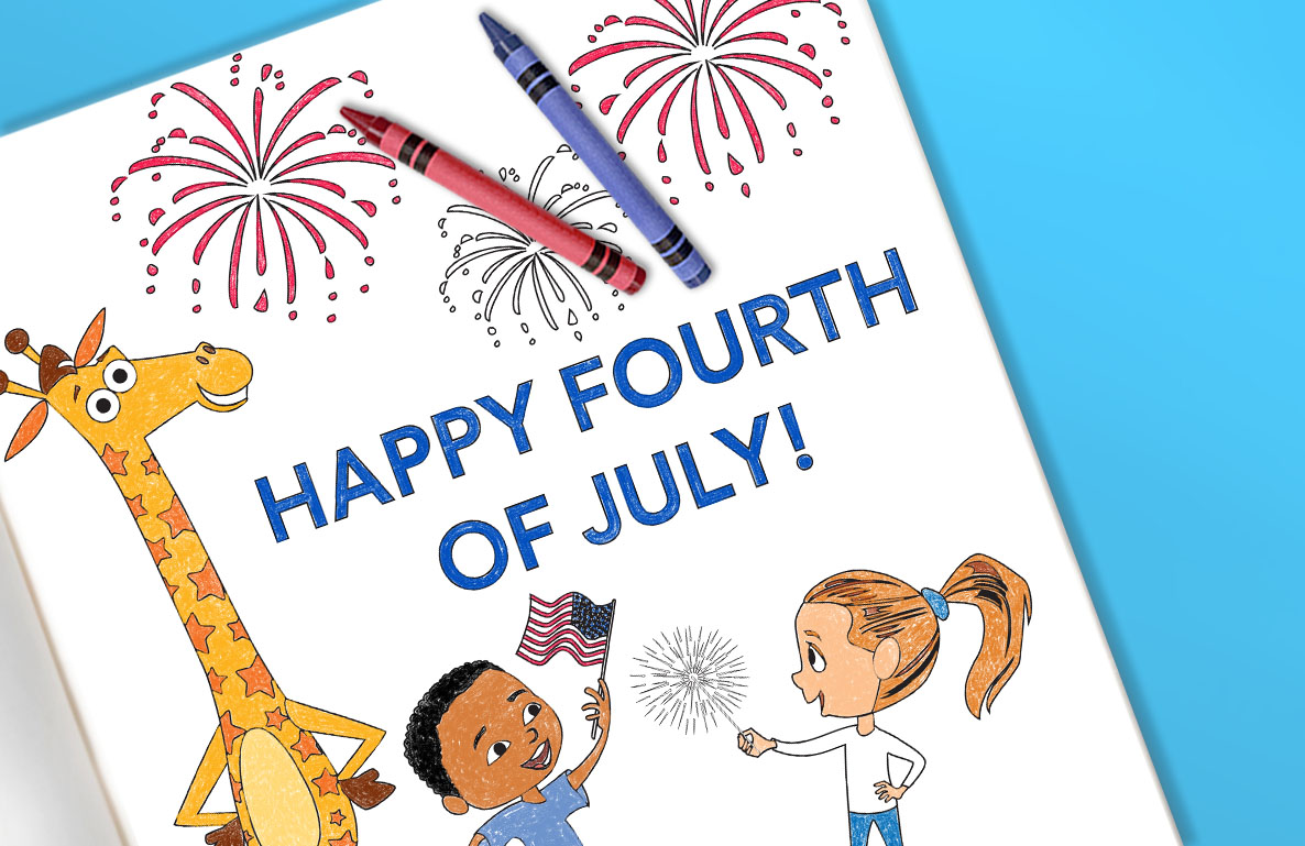 Fourth of July coloring sheet