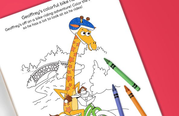 Geoffrey's colorful bike ride