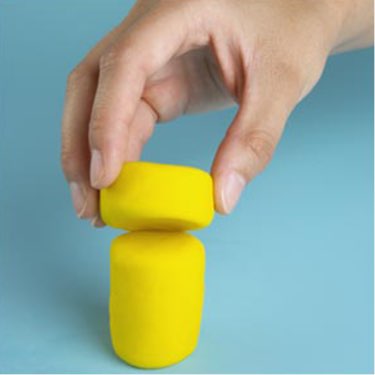Play-Doh how-to make an ice cream cone step two