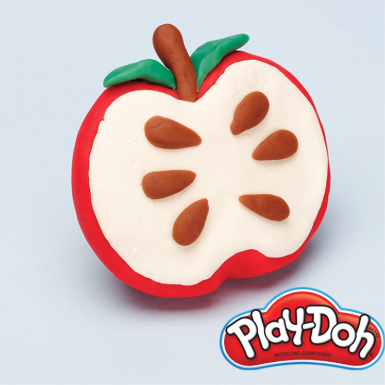 PlayDoh pretend apple