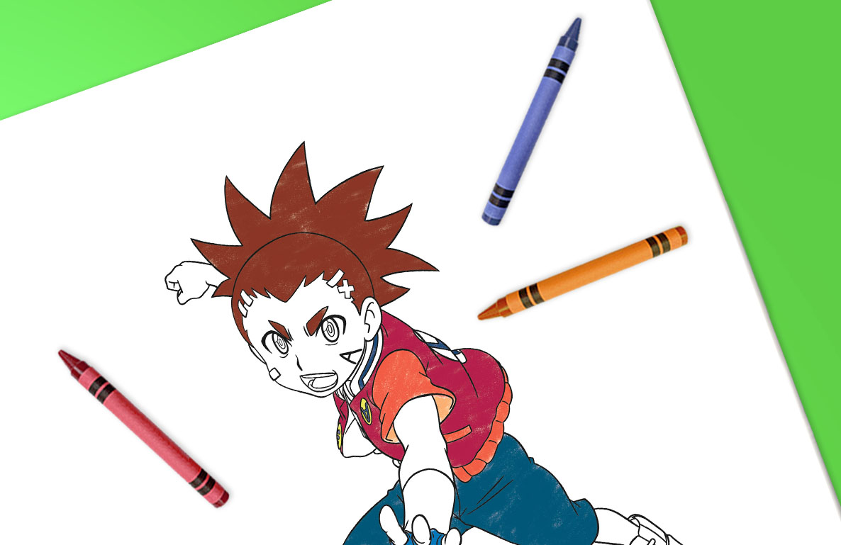 Beyblade coloring sheets