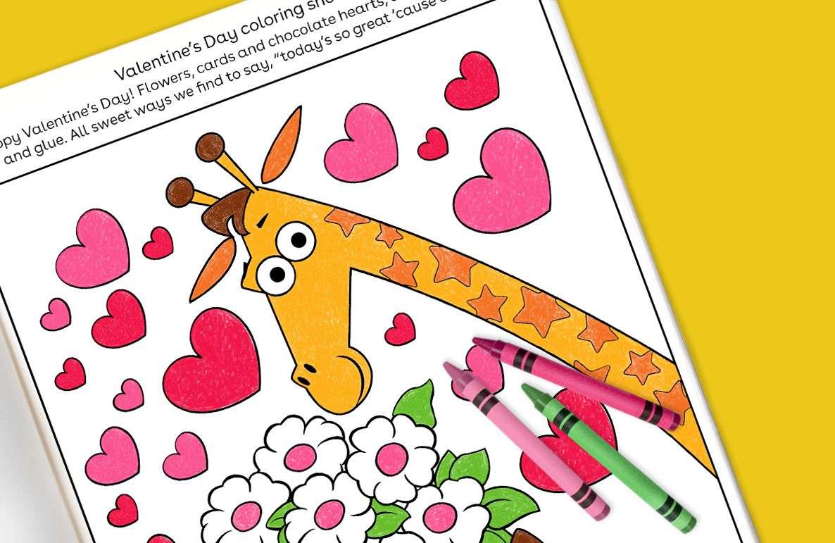 Valentine’s Day Coloring Sheet