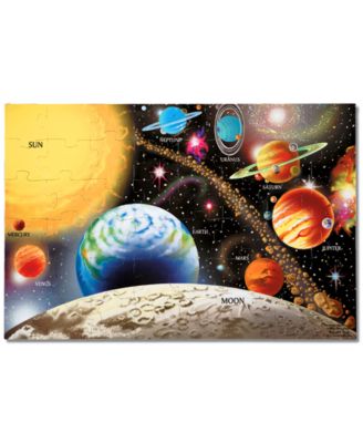 Trefl 7 Piece Toddlers Educational  Space Planets Themed Frame Shaped Puzzle